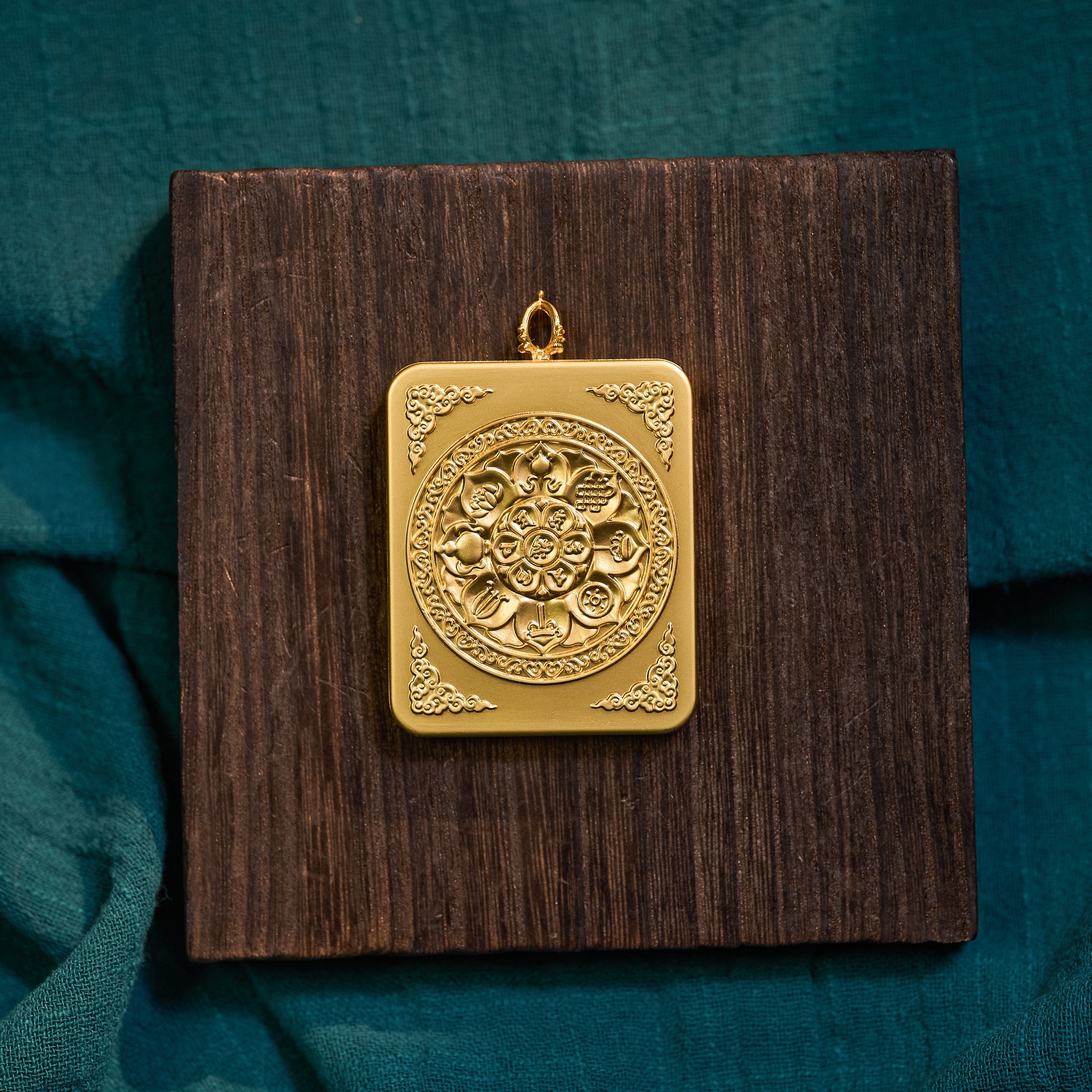 曦金·四臂观音随身唐卡