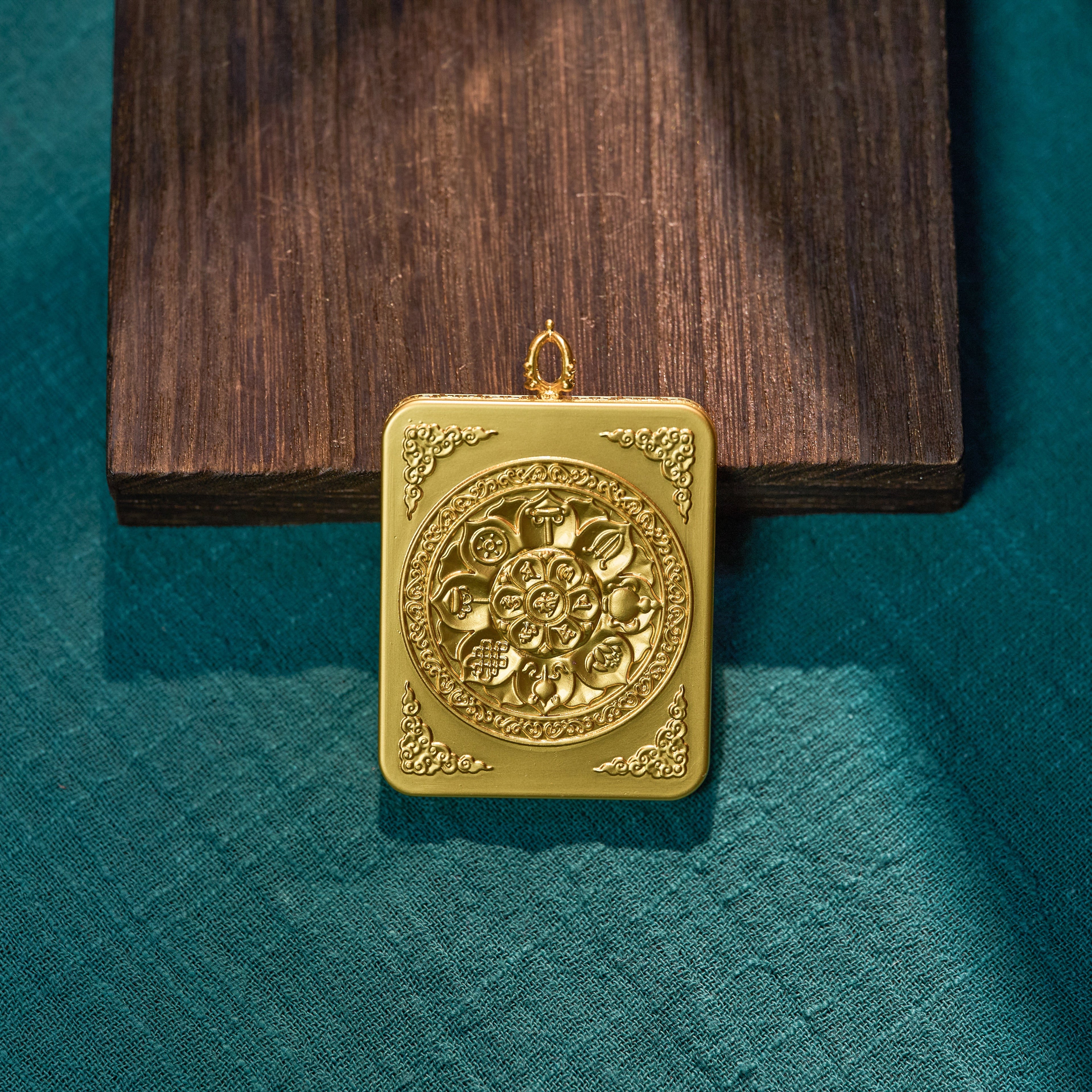 曦金·普贤菩萨随身唐卡