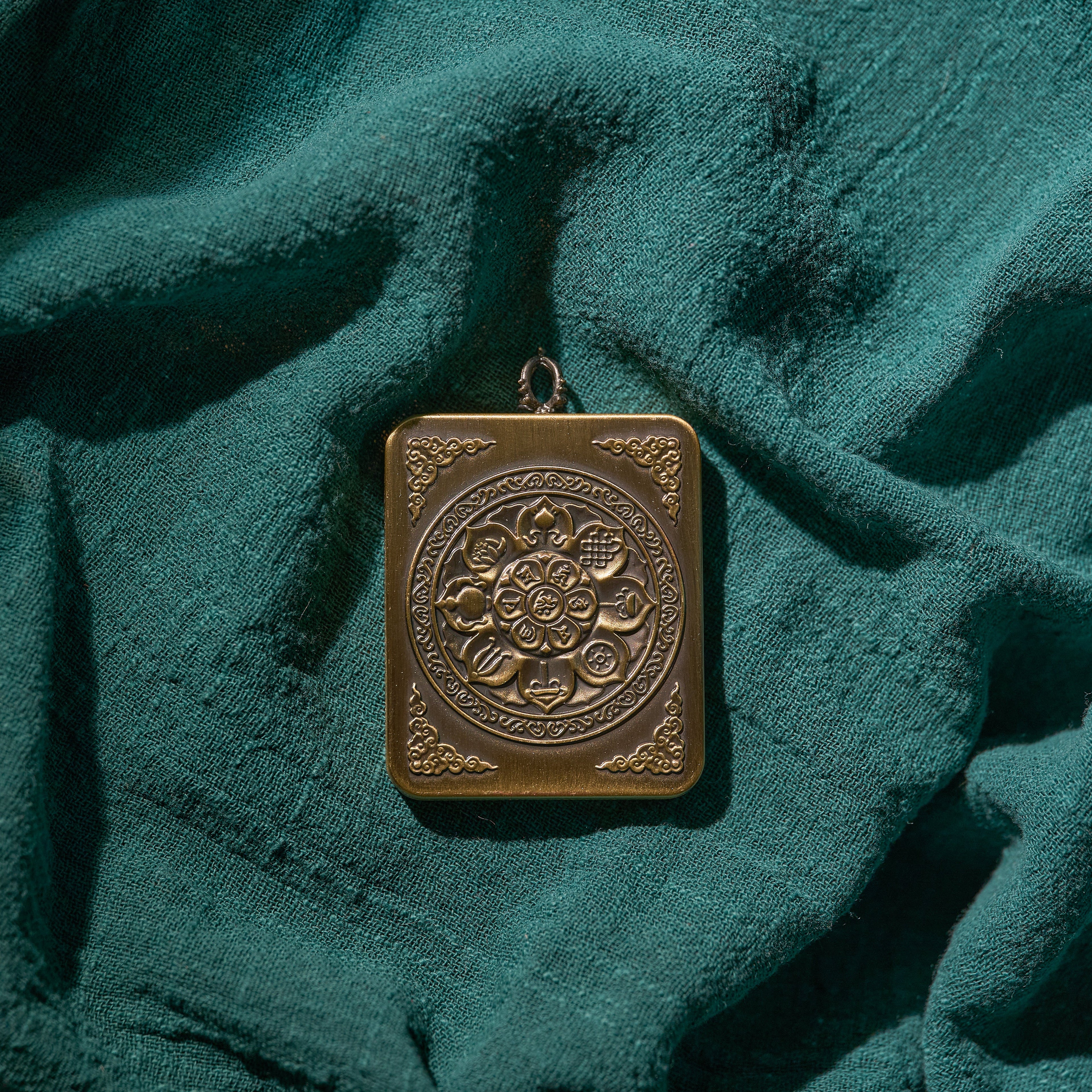 墨影·文殊菩萨随身唐卡