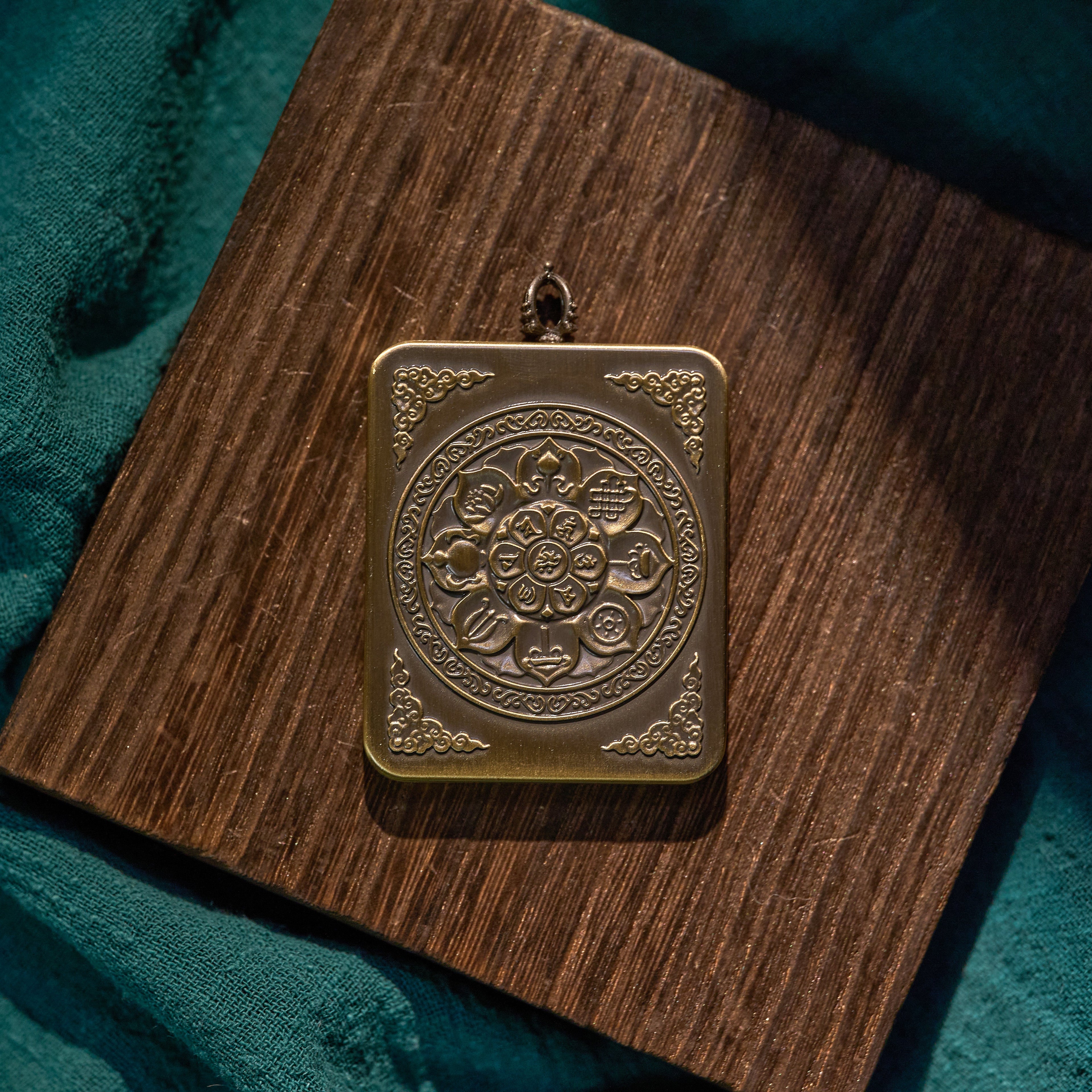 墨影·大势至菩萨随身唐卡