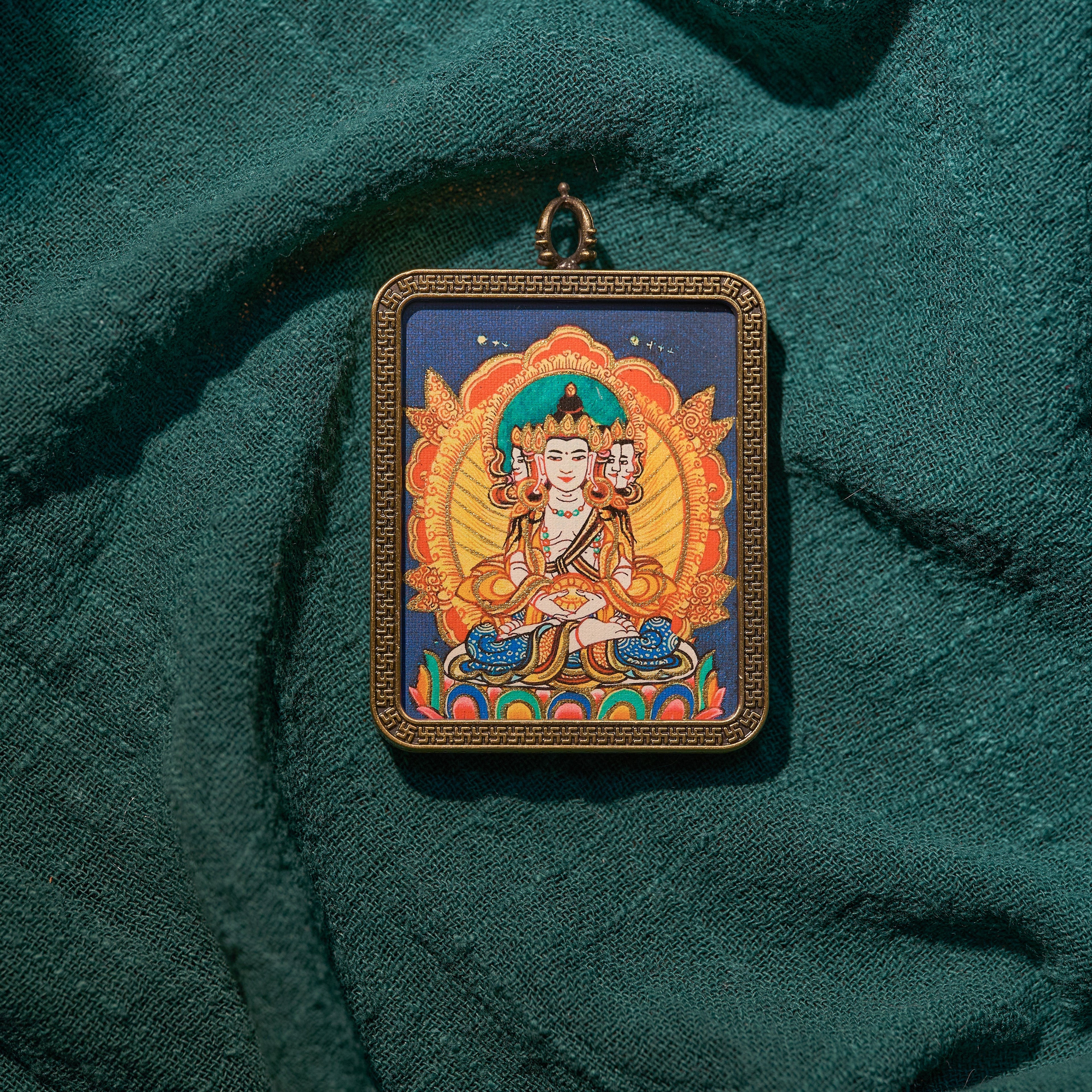 墨影·大日如来随身唐卡