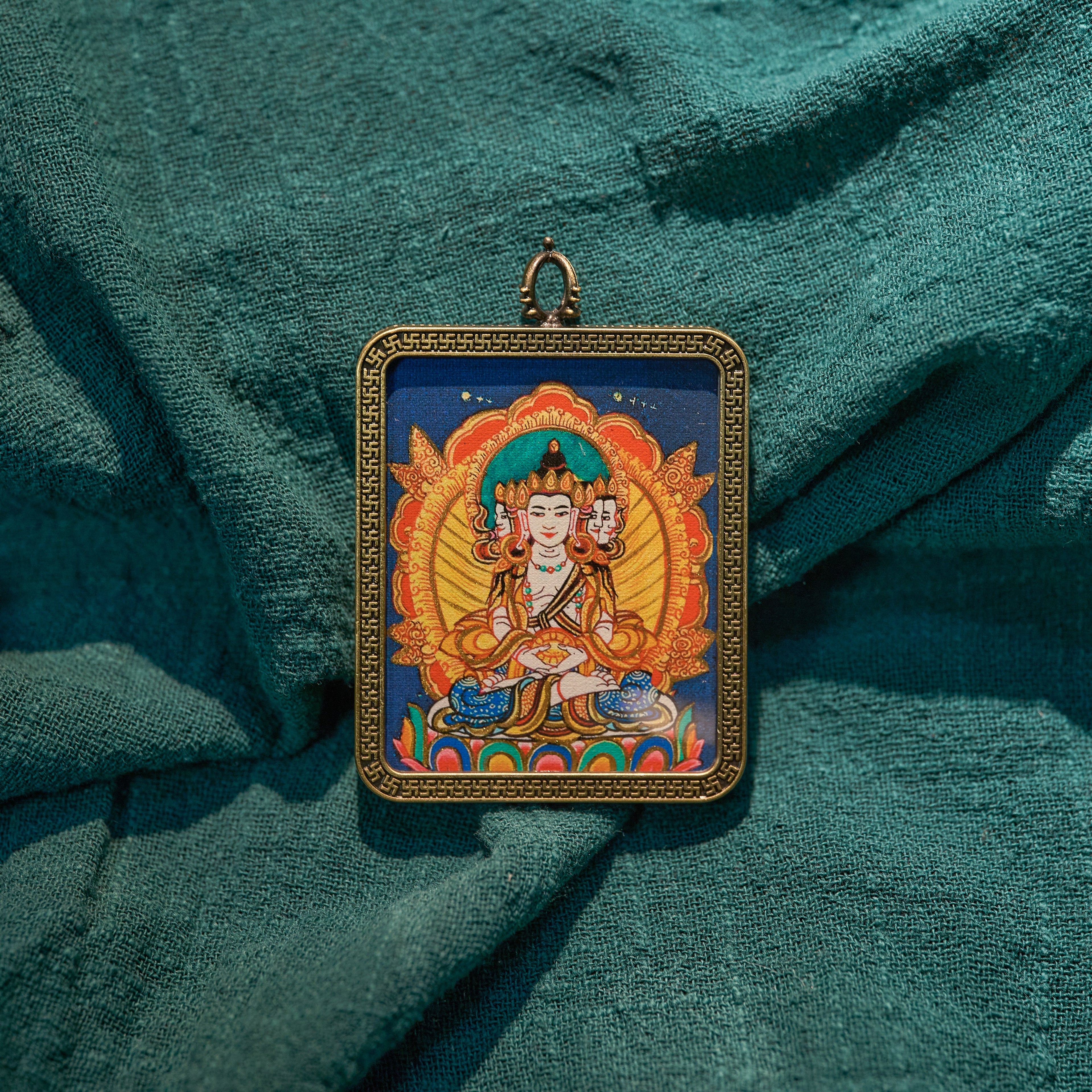 墨影·大日如来随身唐卡