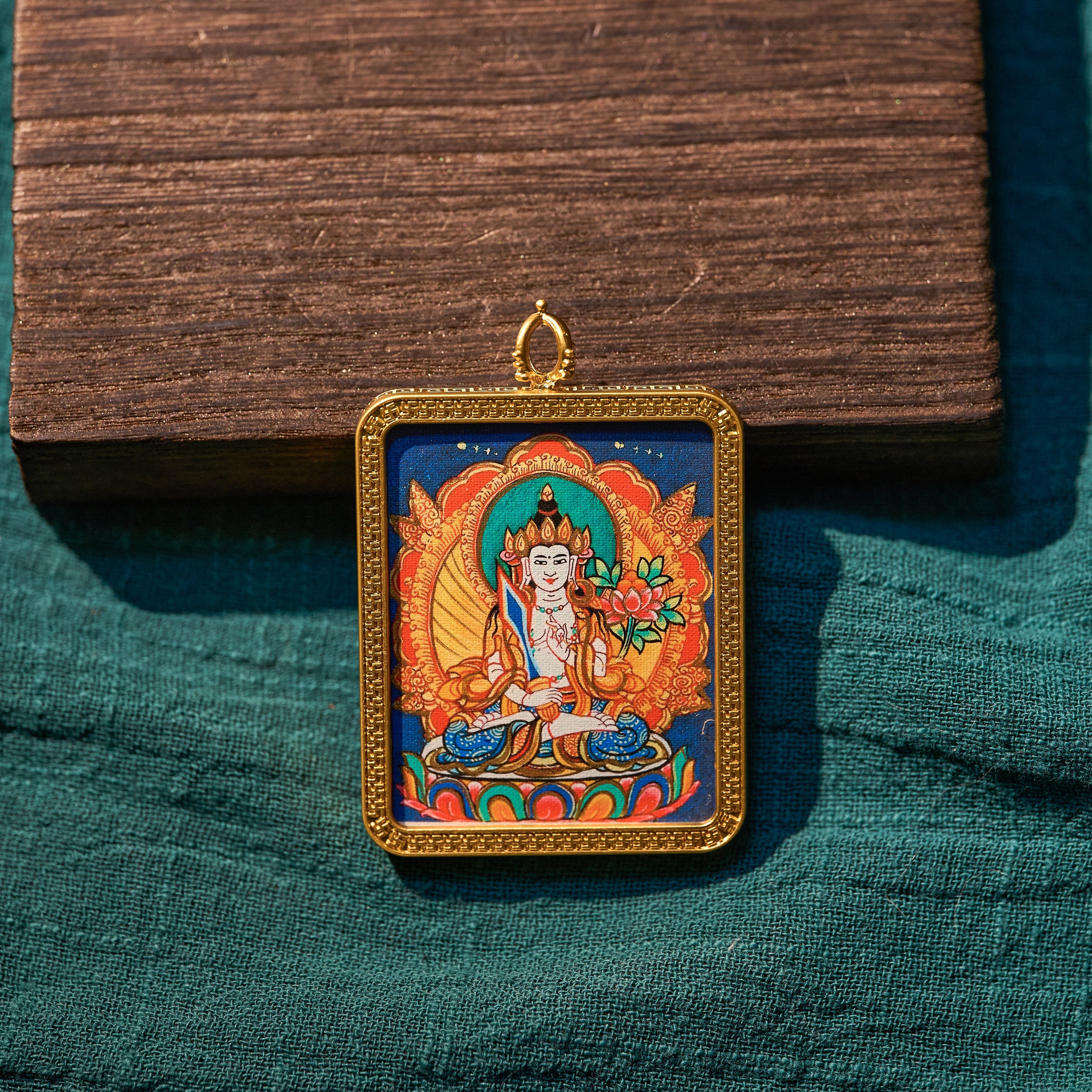 曦金·虚空藏菩萨随身唐卡