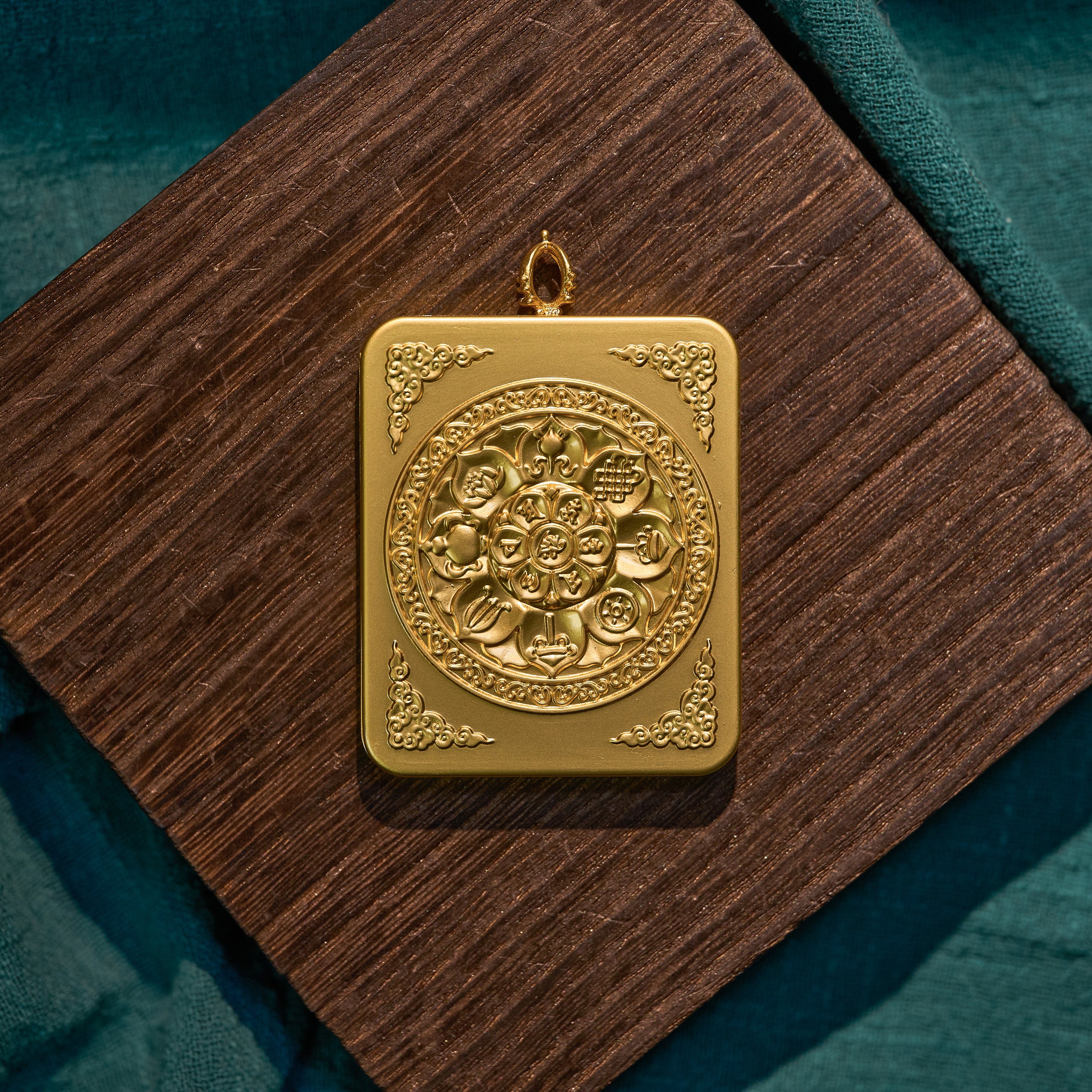 曦金·大势至菩萨随身唐卡