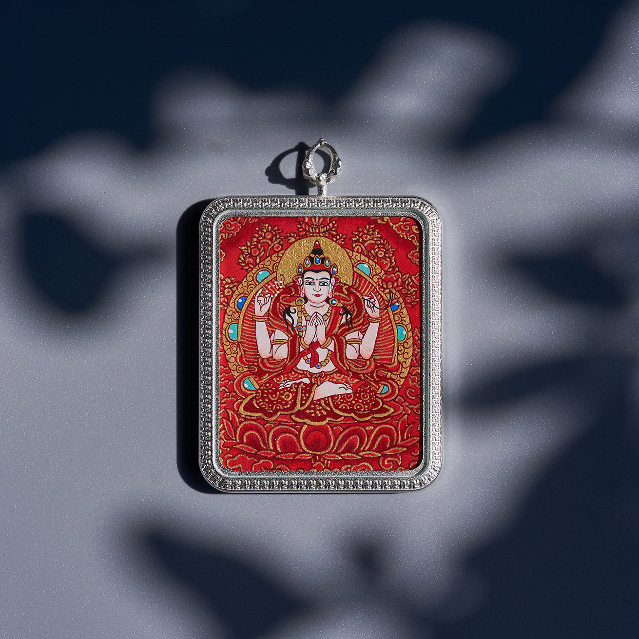 四臂观音红唐 ｜ 大悲观照 · 息灾平安