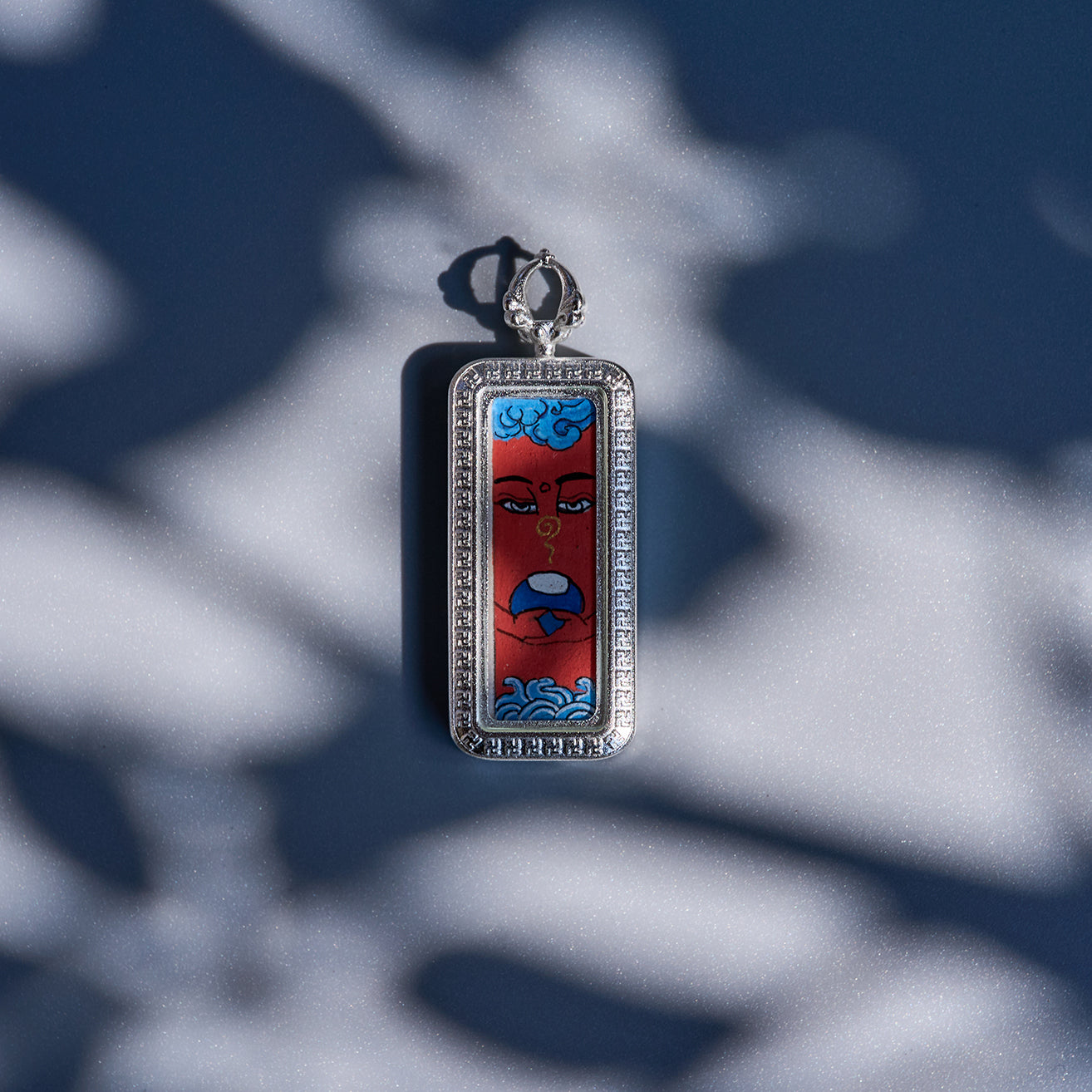 阿弥陀佛佛眼银框长款