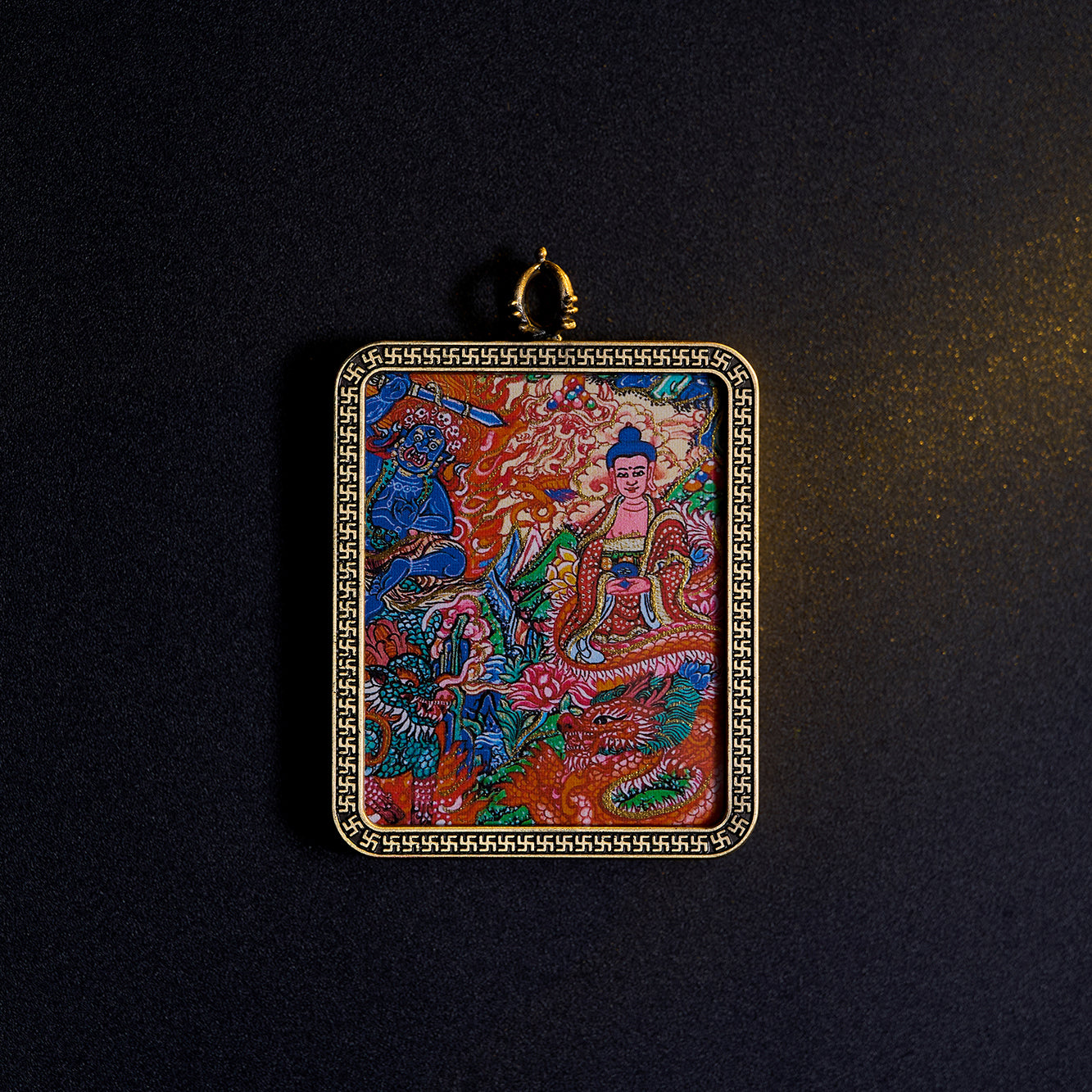 墨影 · 不动明王+大日如来 · 坚固圆满能量场