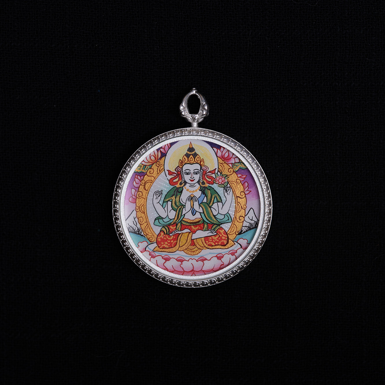 四臂观音+绿度母 · 慈悲满愿能量场