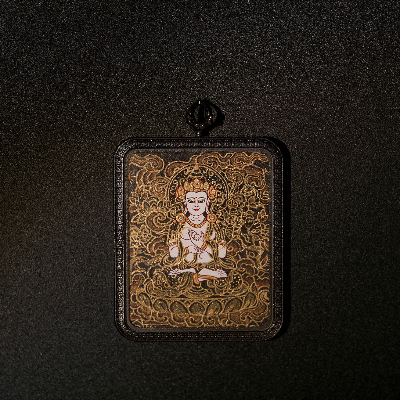 大势至菩萨 ｜ 黑金庄严 · 慧光注照